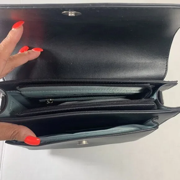 NWT Pixie Mood Zoe Crossbody Bag Black Vegan Leather Purse Spring Causebox 2020 - Picture 8 of 11